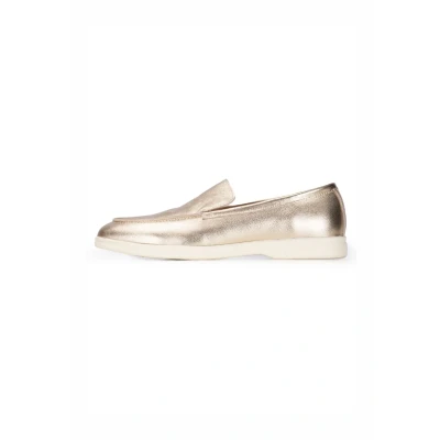 Afbeelding van PS Poelman Mocassins, Dames, Maat: 36, Gold Leer