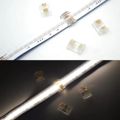 Afbeelding van Set van 10 RGB / RGBIC RGBW COB LED Strip Connector 3 polig 4 5 voor 10mm/12mm RGBIC/RGBW 5P 12mm