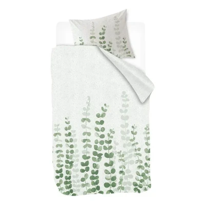 Afbeelding van Snoozing Rob Dekbedovertrek Eenpersoons 140x200/220 cm Green