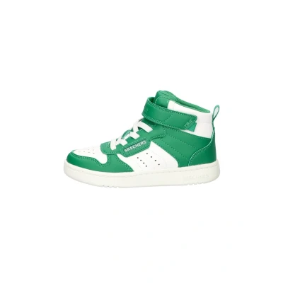 Afbeelding van Skechers Sneakers hoog voor kinderen, Maat: 36, Groen Hoogwaardig imitatieleer