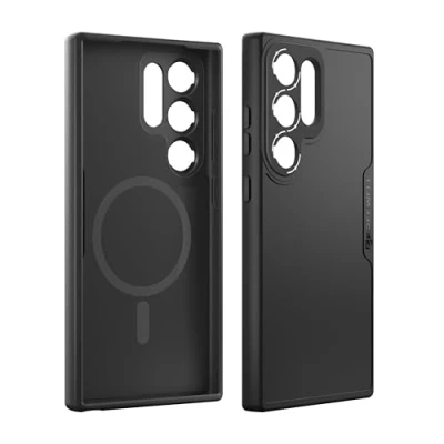 Afbeelding van FREEWELL Galaxy Series hoes compatibel met Samsung S24 Ultra Ultimate bescherming zwart