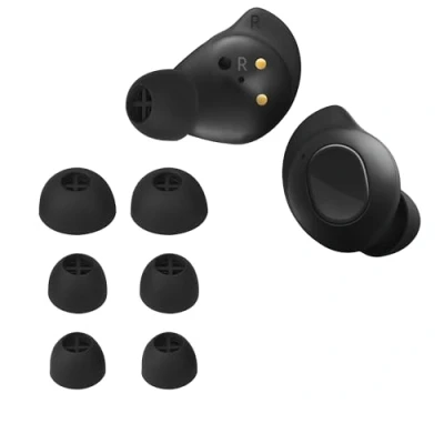 Afbeelding van kwmobile 8x Reserve covers voor oordopjes geschikt Sennheiser MOMENTUM True Wireless 3 4 maten Silicone dopjes in ear headphones