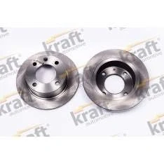 Afbeelding van KRAFT Remschijf 224, 224,0mm 9,0mm 4 volledig 6055070 95667811 Remschijven