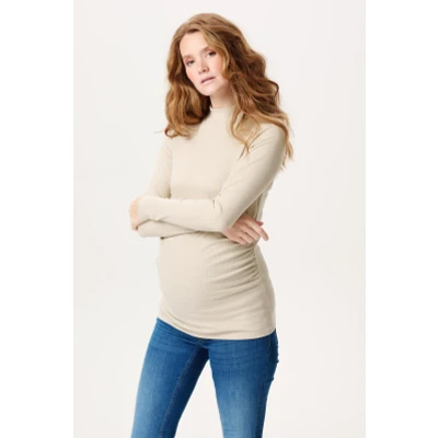 Afbeelding van Zwangerschaps Longsleeves Sira Light Sand M
