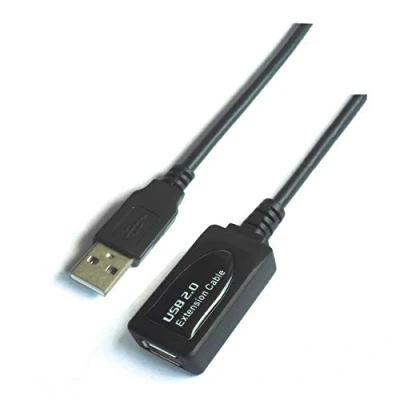 Afbeelding van USB 2.0 kabel Aisens A101 0019 Zwart 10 m