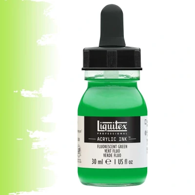 Afbeelding van Liquitex Professional Acrylic Ink! Fluorescent Green 30ml 985 4260985