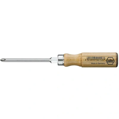 Afbeelding van Wiha 129 00058 Werkplaats Kruiskop schroevendraaier PH 2 Koplengte: 100 mm DIN ISO 8764