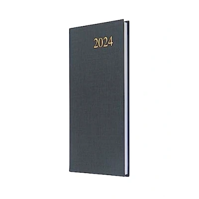 Afbeelding van Collins Debden Essential Weekplanner 2024 met softcover en flexibele omslag, grijs