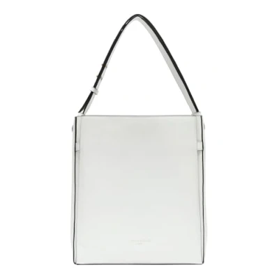 Afbeelding van LIEBESKIND BERLIN Leren Schoudertas Kodiaq Sheep Hilla Hobo Bag Arctic Crème