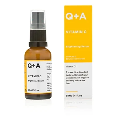 Image de sérum Éclaircissant à la Vitamine C de Q+A, illuminez et rafraîchissez votre peau avec ce visage hybride riche en antioxydants hydratant, 30ml