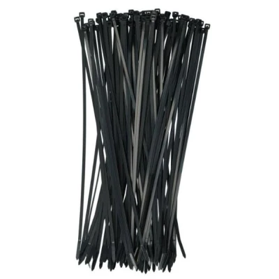 Afbeelding van Womi Kabelbinders 450x7.6mm zwart 100 stuks