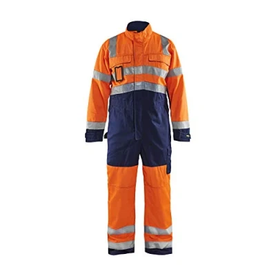 Afbeelding van Blaklader Overall High Vis 6373 1804 Oranje/Marineblauw C52