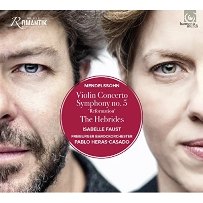 Afbeelding van Isabelle Faust, Freiburger Barockorchester, Pablo Heras Casado Mendelssohn: Violin Concerto. Symphony No.5 (CD)