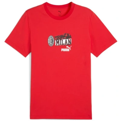 Afbeelding van Puma AC Milan Ftblnrgy Tshirt print, Heren, Maat: XXL, For all time red/black