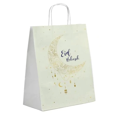 Afbeelding van Folat Cadeautasjes &#039;Eid Mubarak&#039; 20 x 10 27 cm 6 stuks