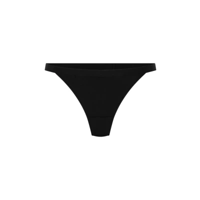 Afbeelding van Hunkemöller Dames Lingerie Katoenen string Zwart maat XS
