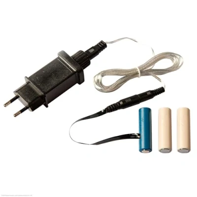 Afbeelding van Hellum 578997 batterijadapter 4,5 V voor AA batterijen x 3 dummy batterijen, vervangende voeding met 1,8 m kabel lichtdecoratie op