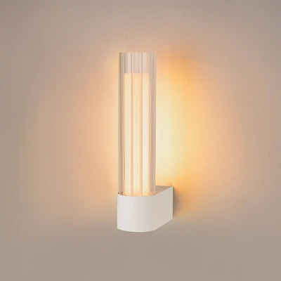 Afbeelding van SLV badkamer wandlamp Lygant enkel, wit, aluminium