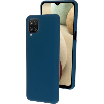 Afbeelding van Mobiparts Silicone Cover Samsung Galaxy A12 (2021) Blueberry Blue