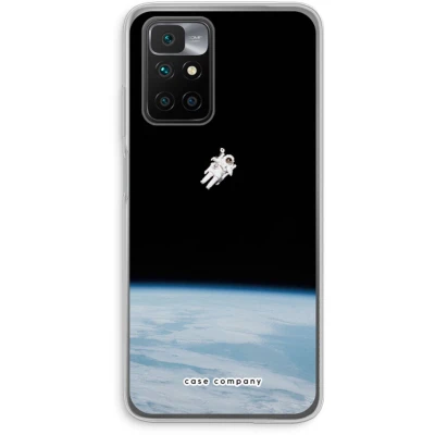 Afbeelding van Case Company® hoesje geschikt voor Xiaomi Redmi 10 Alone in Space Soft Cover Telefoonhoesje Bescherming aan alle Kanten en Schermrand