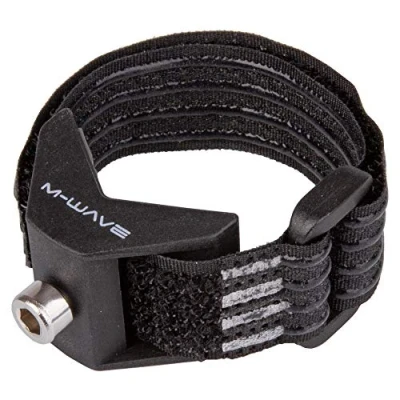 Afbeelding van M Wave ADA BC Flex 2 Adapter voor flessenhouder met klittenbandbevestiging, zwart, paar