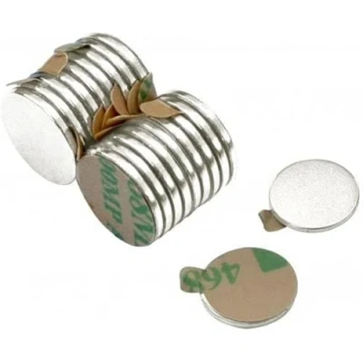 Image de First4magnets f307na 20 aimant en néodyme n42 0,58 kg d&#039;attraction nord ø 10 mm x epaisseur 1 paquet de