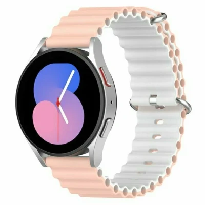 Afbeelding van Ocean Style bandje Lichtroze / wit Xiaomi Redmi Watch 5 Active Lite