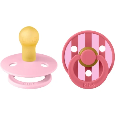 Afbeelding van BIBS Studio Collectie Block Baby Pink mix spenen