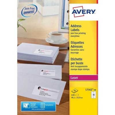 Afbeelding van Avery L7162 40 adreslabels