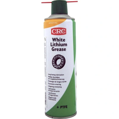 Afbeelding van CRC WHITE LITHIUM GREASE Wit spuitvet met PTFE 500 ml