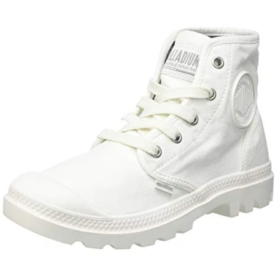 Afbeelding van Palladium Veterboots Star white, Dames, Maat: 38, white Textiel