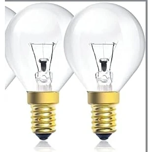 Afbeelding van Bonlux Ovenlamp 300 graden E14, zoutlamp E14 G45 instelbaar warm licht 2700 K lm 42 W voor magnetron / tafellampen staande lampen nachtlampje AC 220 240 V 2