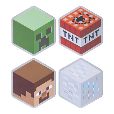 Afbeelding van Minecraft Metalen Onderzetters