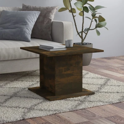 Afbeelding van Salontafel 55,5x55,5x40 cm spaanplaat gerookt eikenkleurig