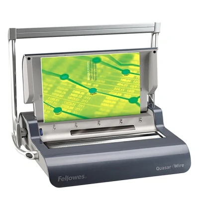 Image de Fellowes perforelieur par anneaux métal Quasar Wire