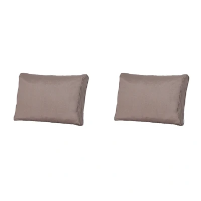 Afbeelding van Madison Lounge rug soft 60x40 Panama taupe 2 stuks