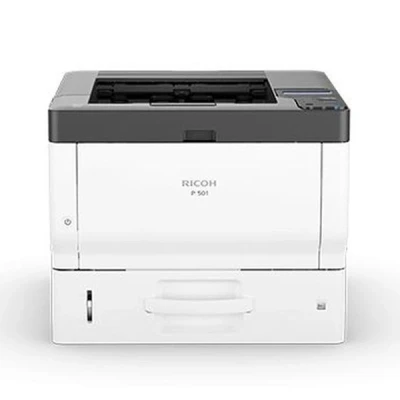 Image de Ricoh P 501 Imprimante Noir et blanc Recto verso LED A4 1200 x ppp jusqu&#039;à 43 ppm capacité : 600 feuilles USB 2.0, Gigabit LAN, hôte 2.0