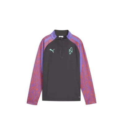 Afbeelding van Puma Neymar JR Creativity Fussballtop Longsleeve Dark coalsoft violet voor kinderen, Maat: 140, coal soft