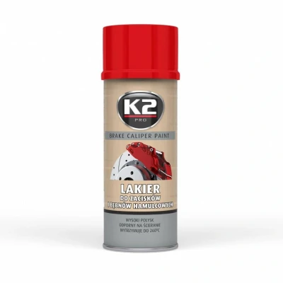 Afbeelding van K2 L346CE Remklauwlak spuitbus 400 Rood