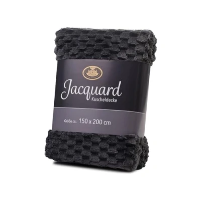 Afbeelding van Plaid Gözze Jacquard 150 x 200 cm 100% microfibre Super zacht en heerlijk warm Room