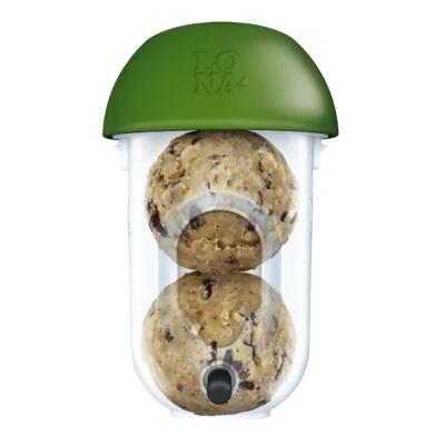 Afbeelding van Lona Mezenbollenhouder M2 Voersilo 16 cm Groen Transparant