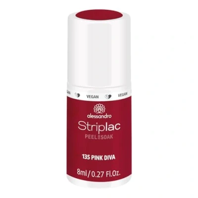 Afbeelding van alessandro Striplac Peel or Soak Vernis à ongles LED rose foncé Pour des parfaits en 15 minutes 8 ml
