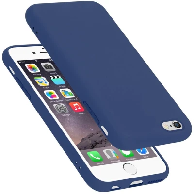 Afbeelding van Cadorabo Hoesje geschikt voor Apple iPhone 6 PLUS / 6S in LIQUID BLAUW Beschermhoes gemaakt van flexibel TPU silicone Case Cover
