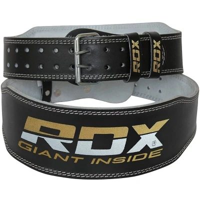 Afbeelding van RDX Sports Gym Lederen Gewichtenhef Riem