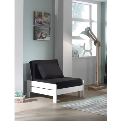 Afbeelding van LUCEVI Pino Slaapfauteuil Wit 90x200 cm