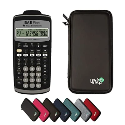 Afbeelding van CALCUSO Basispakket zwart met Rekenmachine TI BA II Plus