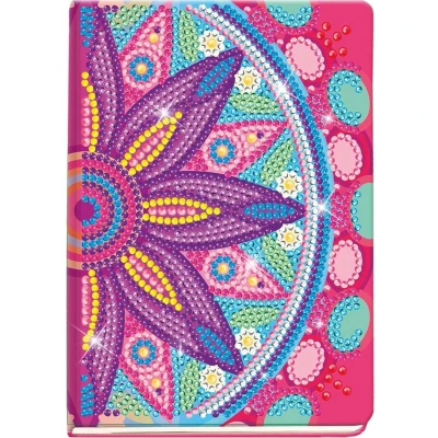Afbeelding van Totum Diamond Painting Dagboek Flower Mandala Roze