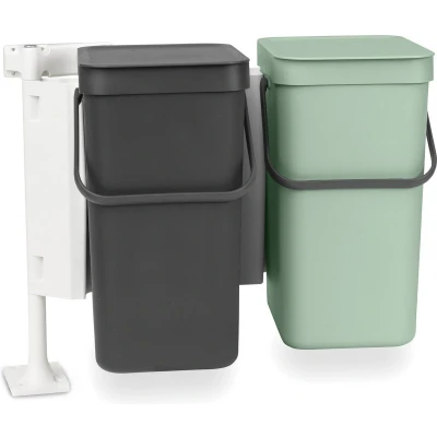 Afbeelding van Brabantia Sort &amp; Go Inbouwemmer 2 x 12 L