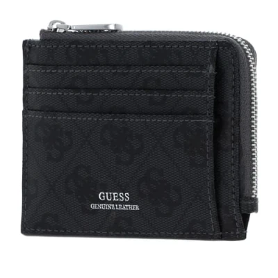Afbeelding van Guess Kartenetui Vezzola Portemonnee, Heren, Maat: One Size, Schwarz