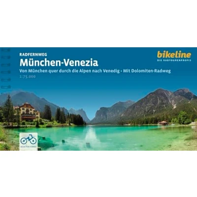 Afbeelding van Radtourenbücher München Venezia Radfernweg